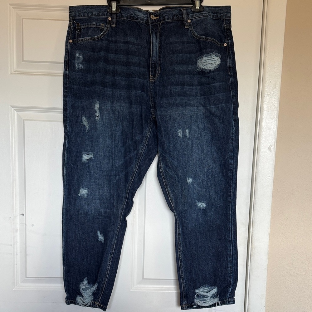 KanCan Dark Blue Relaxed Fit Jeans